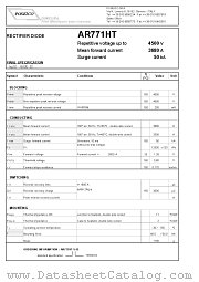 AR771HTS45 datasheet pdf POSEICO SPA
