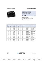 PSR151.5-7IR datasheet pdf Power-One