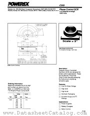 C350D datasheet pdf Powerex Power Semiconductors