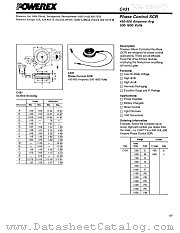 C431PN1 datasheet pdf Powerex Power Semiconductors