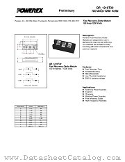 QRD1210T30 datasheet pdf Powerex Power Semiconductors