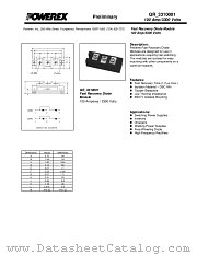 QRD3310001 datasheet pdf Powerex Power Semiconductors