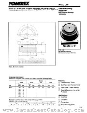 R7221606CS datasheet pdf Powerex Power Semiconductors