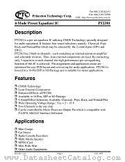 PT2381-S datasheet pdf Princeton Technology Corporation