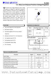 PJ1083CZ-2.5 datasheet pdf PROMAX-JOHNTON