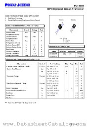PJ13003CT datasheet pdf PROMAX-JOHNTON