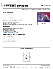 PLC497 datasheet pdf Protek Devices