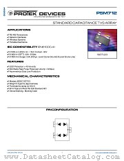 PSM712 datasheet pdf Protek Devices