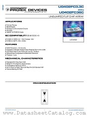 U0402FC05C datasheet pdf Protek Devices