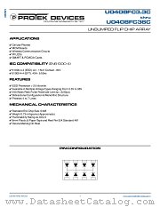 U0408FC08C datasheet pdf Protek Devices
