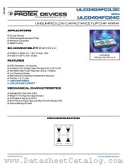 ULC0404FC24C datasheet pdf Protek Devices
