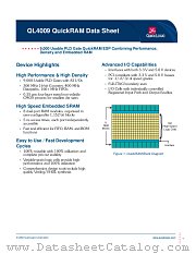 QL4009-2PL68I datasheet pdf QuickLogic