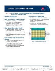 QL4058-1PB456M datasheet pdf QuickLogic