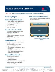 QL6325-E-7PS484M datasheet pdf QuickLogic