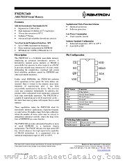 FM25C160-S datasheet pdf Ramtron International