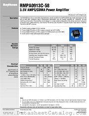 RMPA0913C-58 datasheet pdf Raytheon