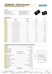 RSD-123.3 datasheet pdf Recom International Power