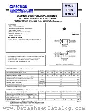 FFM102 datasheet pdf Rectron Semiconductor