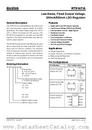 RT9167_A-25CB datasheet pdf RichTek