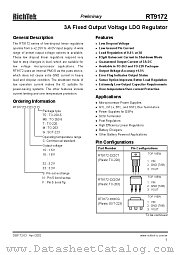 RT9172F-16CG datasheet pdf RichTek