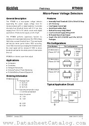 RT9808-39CB datasheet pdf RichTek