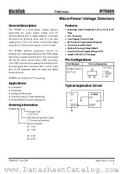 RT9809-46CV datasheet pdf RichTek