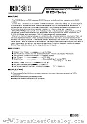 R1223N362E-TL datasheet pdf Ricoh