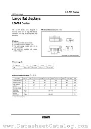 LD-701YY datasheet pdf ROHM
