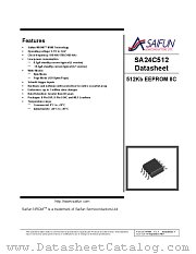 SA24C512LZEMWFX datasheet pdf Saifun Semiconductors