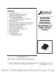 SA25C020LEMLF datasheet pdf Saifun Semiconductors