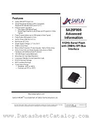 SA25F005LM8 datasheet pdf Saifun Semiconductors