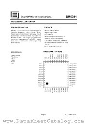 SM6311 datasheet pdf SamHop Microelectronics Corp.