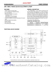 K4S281632B-NC1H datasheet pdf Samsung Electronic