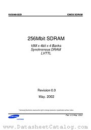 K4S560432D-NL1H datasheet pdf Samsung Electronic