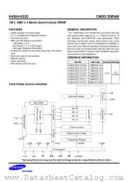 K4S641632C-TC75 datasheet pdf Samsung Electronic