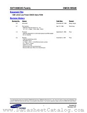 K6T1008C2C-RB55 datasheet pdf Samsung Electronic