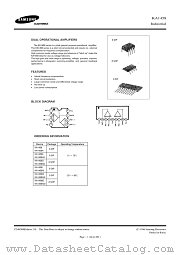 KA1458I datasheet pdf Samsung Electronic