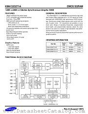 KM4132G271AQR-12 datasheet pdf Samsung Electronic
