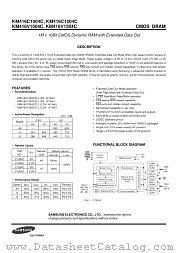 KM416V1204CT-L6 datasheet pdf Samsung Electronic