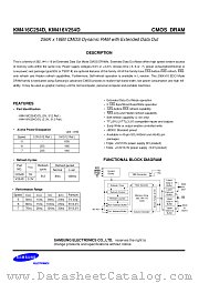 KM416C254DJL-5 datasheet pdf Samsung Electronic