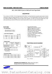 KM416C4100CS-5 datasheet pdf Samsung Electronic