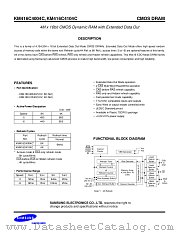 KM416C4104CS-5 datasheet pdf Samsung Electronic