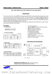 KM44C4103CKL-5 datasheet pdf Samsung Electronic