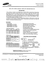 KM44V4104BK datasheet pdf Samsung Electronic