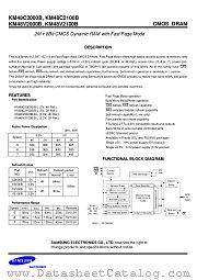 KM48V2100BKL-7 datasheet pdf Samsung Electronic