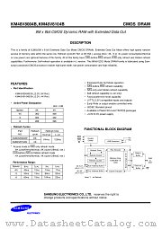 KM48V8004BKL-6 datasheet pdf Samsung Electronic