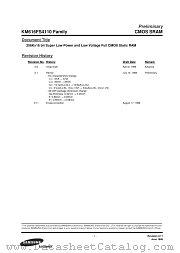 KM616FS4110ZI-7 datasheet pdf Samsung Electronic