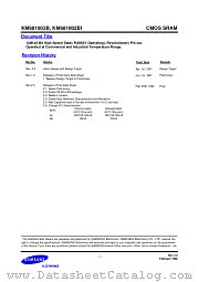 KM681002BI-10 datasheet pdf Samsung Electronic