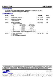 KM68257CLJ-12 datasheet pdf Samsung Electronic