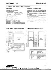 KM684000LP-5L datasheet pdf Samsung Electronic